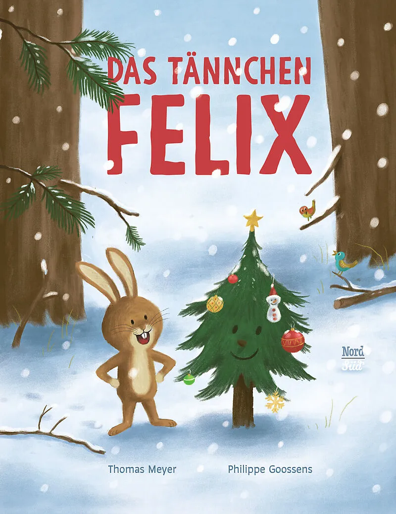das-taennchen-felix-tanne-christbaumkugeln-hase-wald-schnee