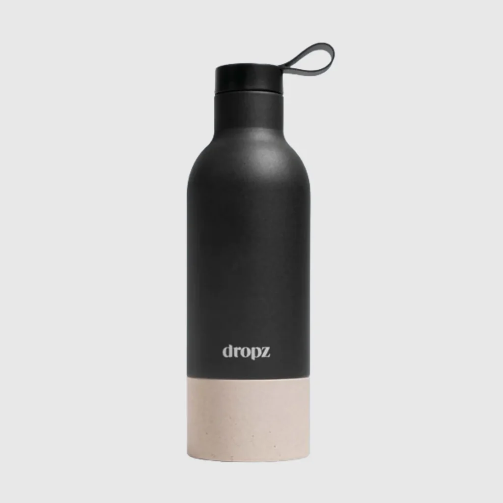 isolierte-trinkflasche-schwarz-beige-dropz