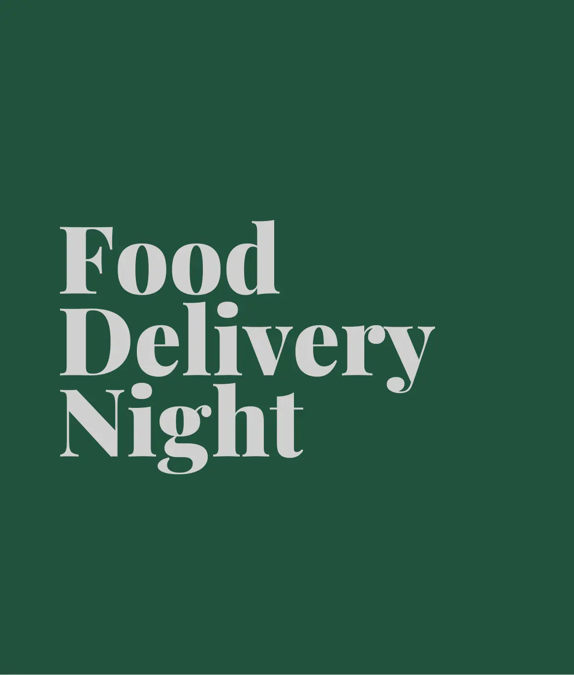 food-delivery-night-gruener-hintergrund-graue-schrift-textbild