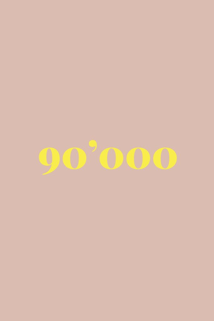 zahl-90000-rosa-gelb